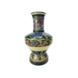 A MIDDLE EASTERN IZNIK STYLE POLYCHROME VASE