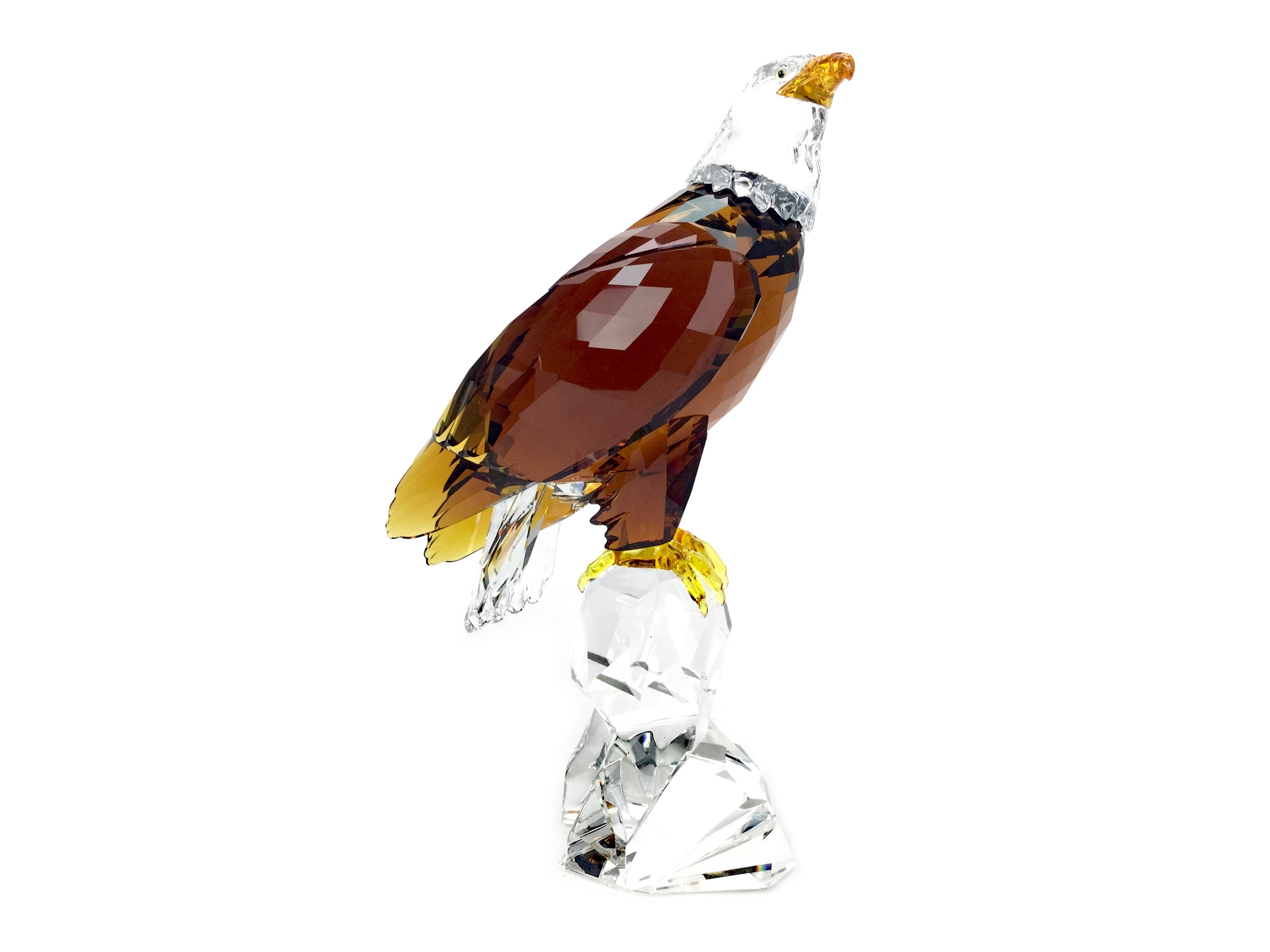 A SWAROVSKI CRYSTAL FIGURE OF 'THE BALD EAGLE'