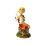 A ROYAL WORCESTER FIGURE OF 'THE MONGREL'