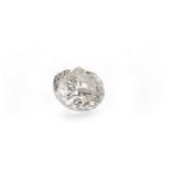 AN UNMOUNTED ROUND BRILLIANT CUT DIAMOND