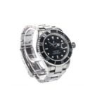 GENTLEMAN'S ROLEX OYSTER PERPETUAL DATE SUBMARINER STAINLESS STEEL AUTOMATIC WRIST WATCH