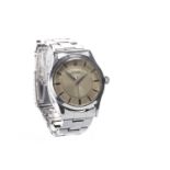 A GENTLEMAN'S ROLEX OYSTER PERPETUAL STAINLESS STEEL WRIST WATCH