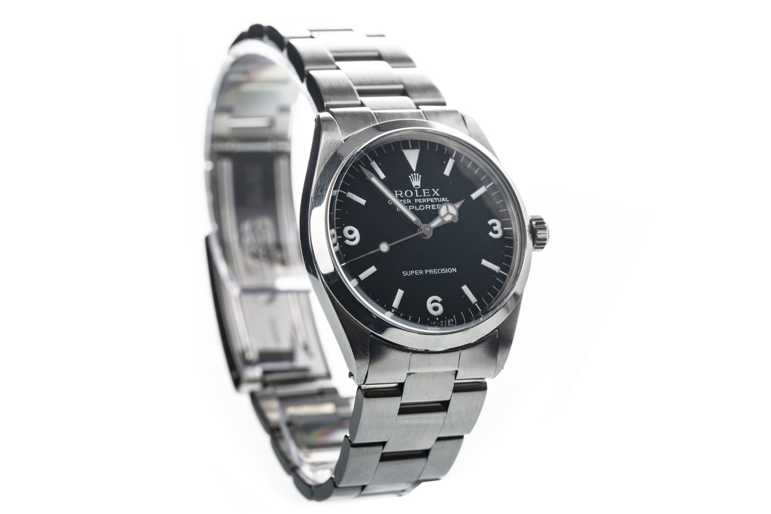 A GENTLEMAN'S ROLEX OYSTER PERPETUAL EXPLORER SUPER PRECISION STAINLESS STEEL AUTOMATIC WRIST WATCH - Image 2 of 5