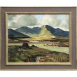 IRISH LANDSCAPE, AN OIL BY MAURICE CANNING WILKS