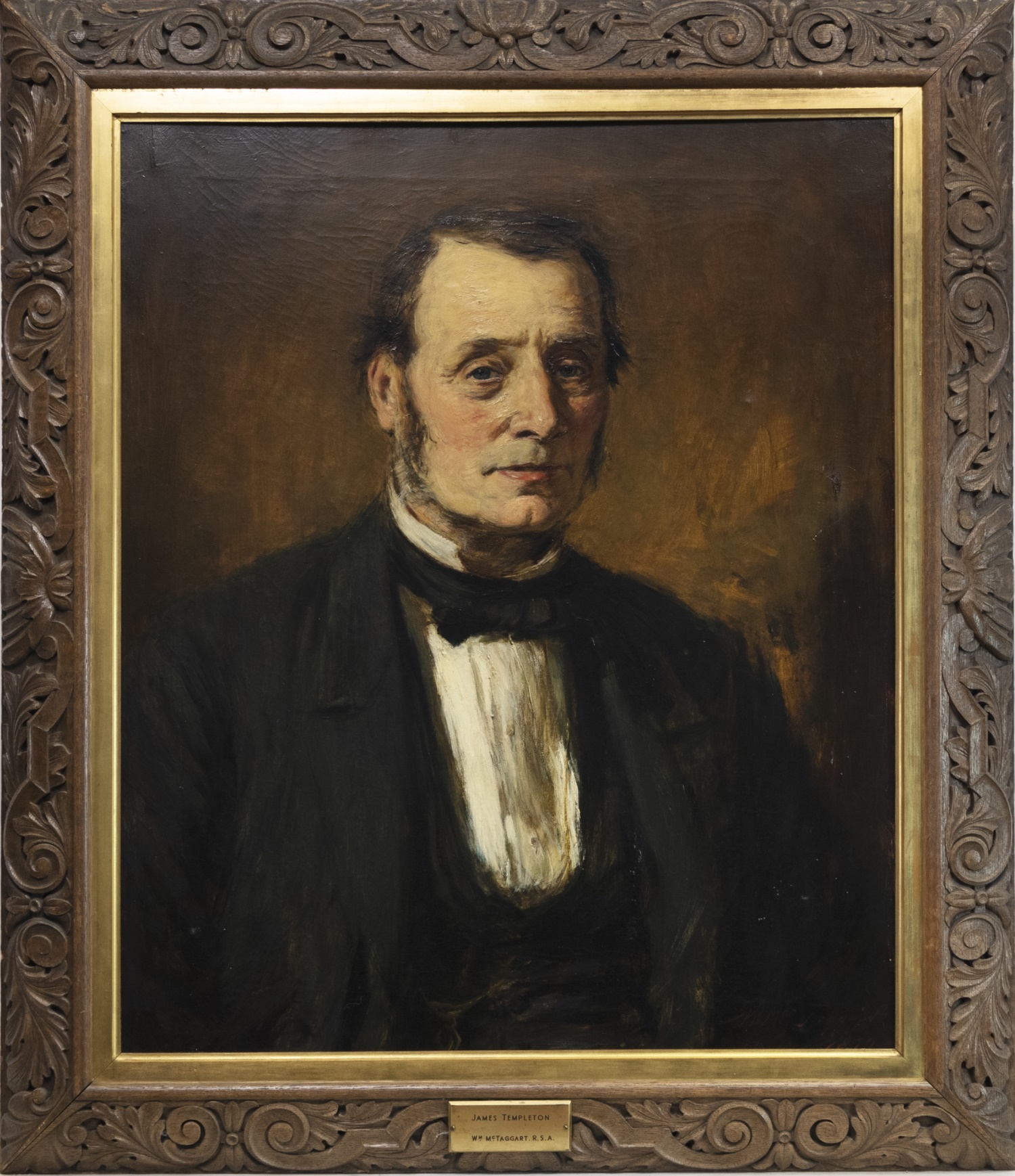 THE PORTRAIT OF JAMES TEMPLETON, AN OIL BY WILLIAM MCTAGGART