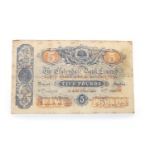 A CLYDESDALE BANK LIMITED £5 NOTE DATED 1941