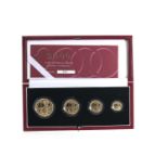 2000 GOLD PROOF BRITANNIA COLLECTION FOUR COIN SET