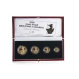 1998 GOLD PROOF BRITANNIA COLLECTION FOUR COIN SET