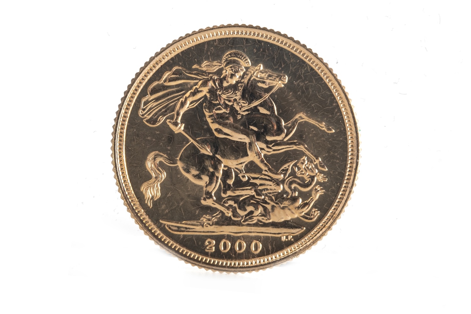 2000 GOLD BULLION ST GEORGE & THE DRAGON SOVEREIGN