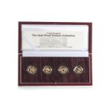 2003 GOLD PROOF UK PATTERN COLLECTION FOUR COIN SET