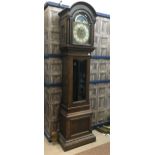 A LATE VICTORIAN LONGCASE CLOCK