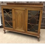 MAHOGANY DWARF BOOKCASE