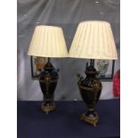 A PAIR OF NEO-CLASSICAL STYLE TABLE LAMPS