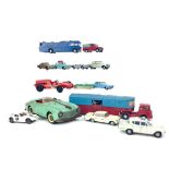 A COLLECTION OF LOOSE MODEL VEHICLES INCLUDING CORGI AND DINKY