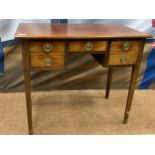 REGENCY MAHOGANY OBLONG WRITING TABLE