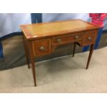 EDWARDIAN MAHOGANY DESK