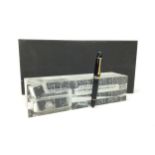 A MONT BLANC UNICEF HELMUT JAHN EDITION FOUNTAIN PEN