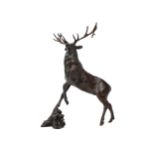 STAG, A BRONZE BY MICHAEL SIMPSON
