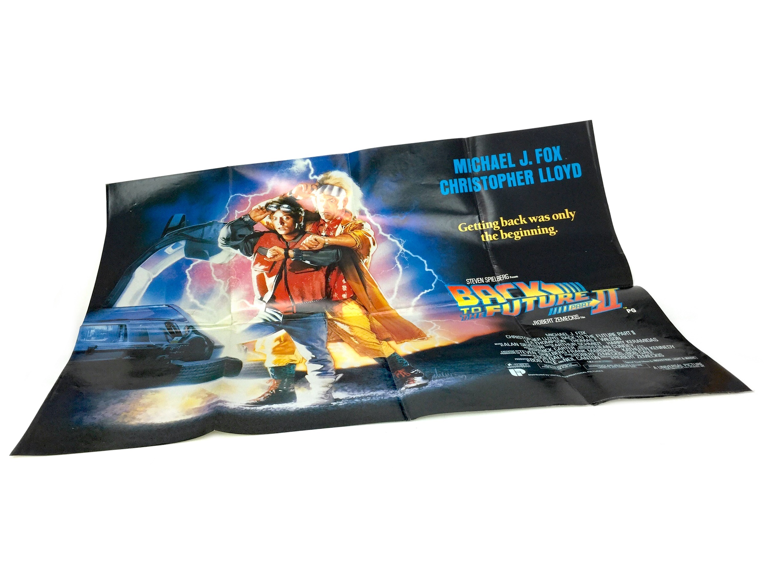A BACK TO THE FUTURE II QUAD FILM POSTER - Image 2 of 2