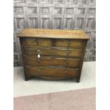 AN EDWARDIAN OAK OBLONG CHEST