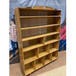 WALNUT OPEN BOOKCASE