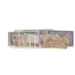 A COLLECTION OF BANKNOTES