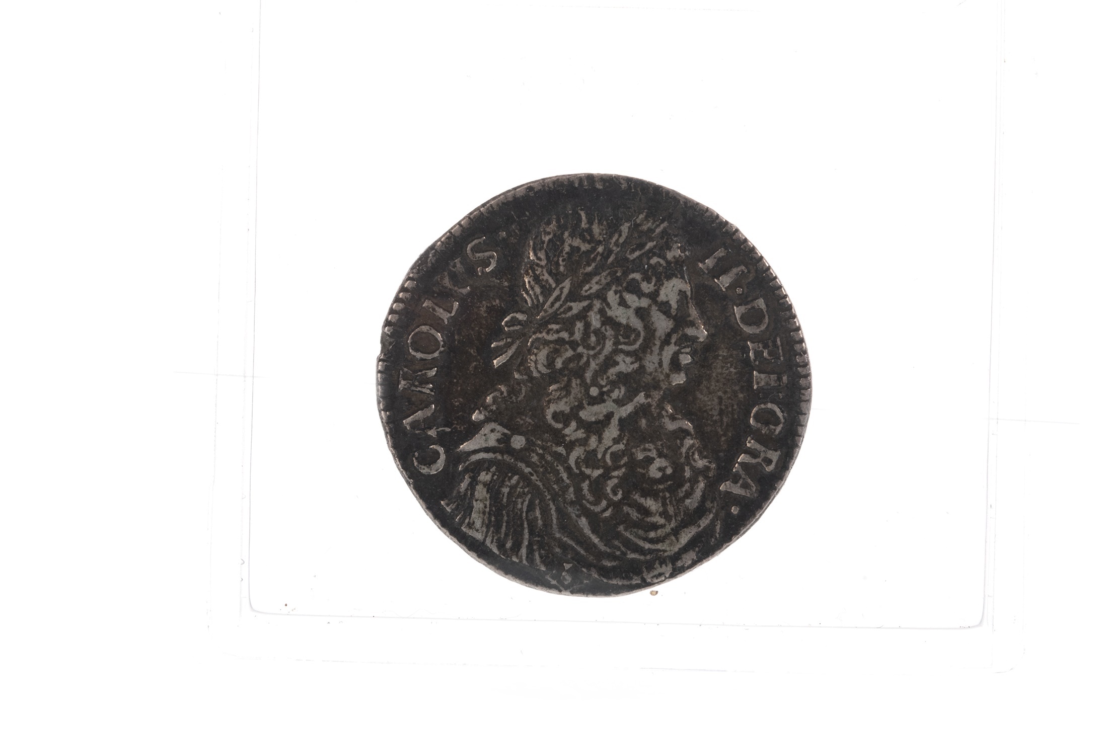 A CHARLES II (1649 - 1685) MERK DATED 1669 - Image 2 of 2