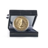 A GOLD NELSON MANDELA DE KLERK COIN