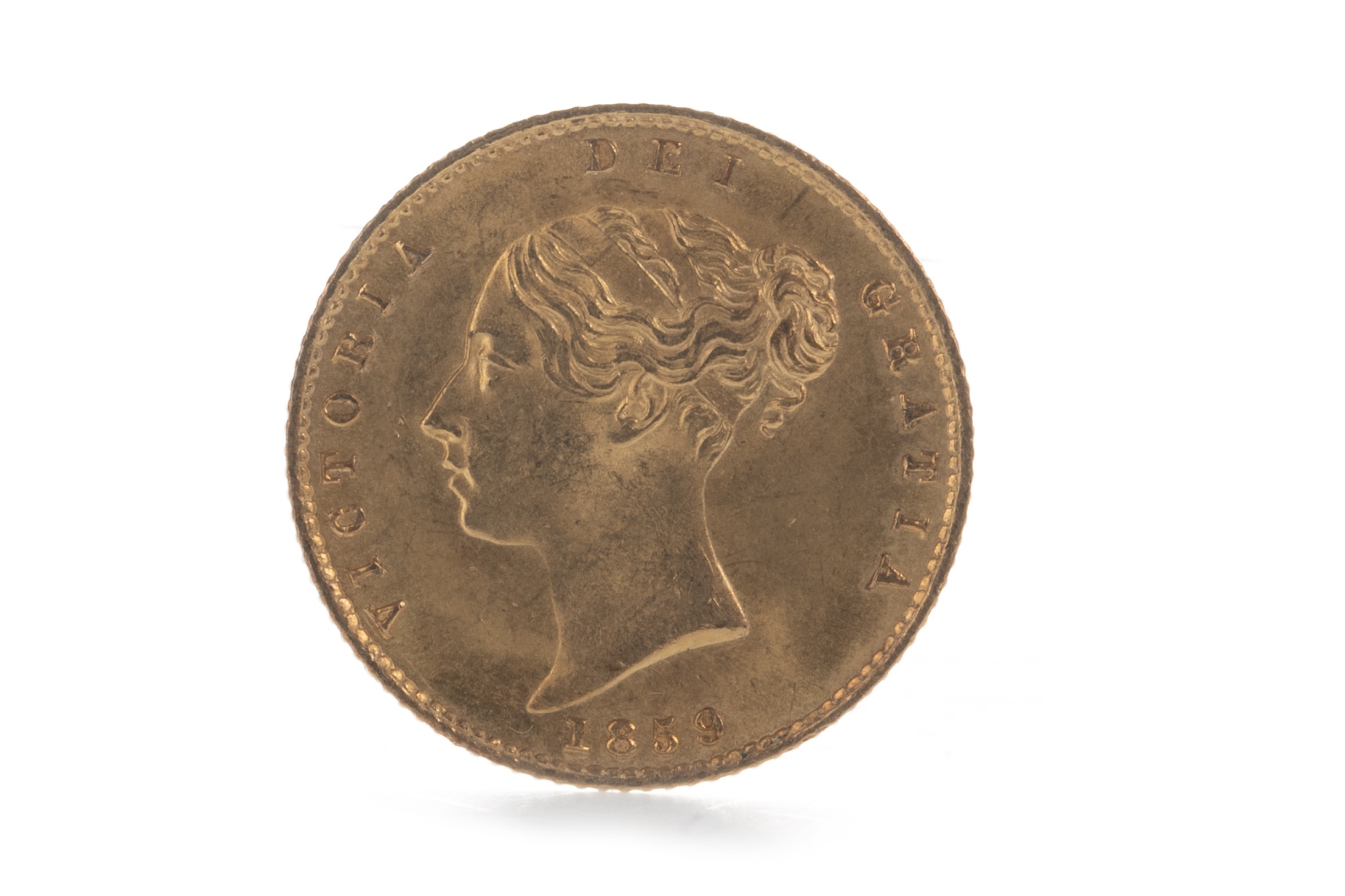 A QUEEN VICTORIA (1837 - 1901) GOLD HALF SOVEREIGN DATED 1859 - Image 2 of 2