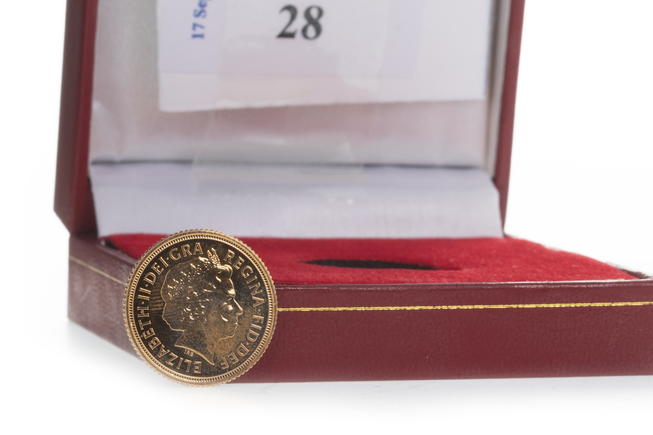 A QUEEN ELIZABETH II (1952 – PRESENT) GOLD HALF SOVEREIGN DATED 2012 - Image 2 of 2