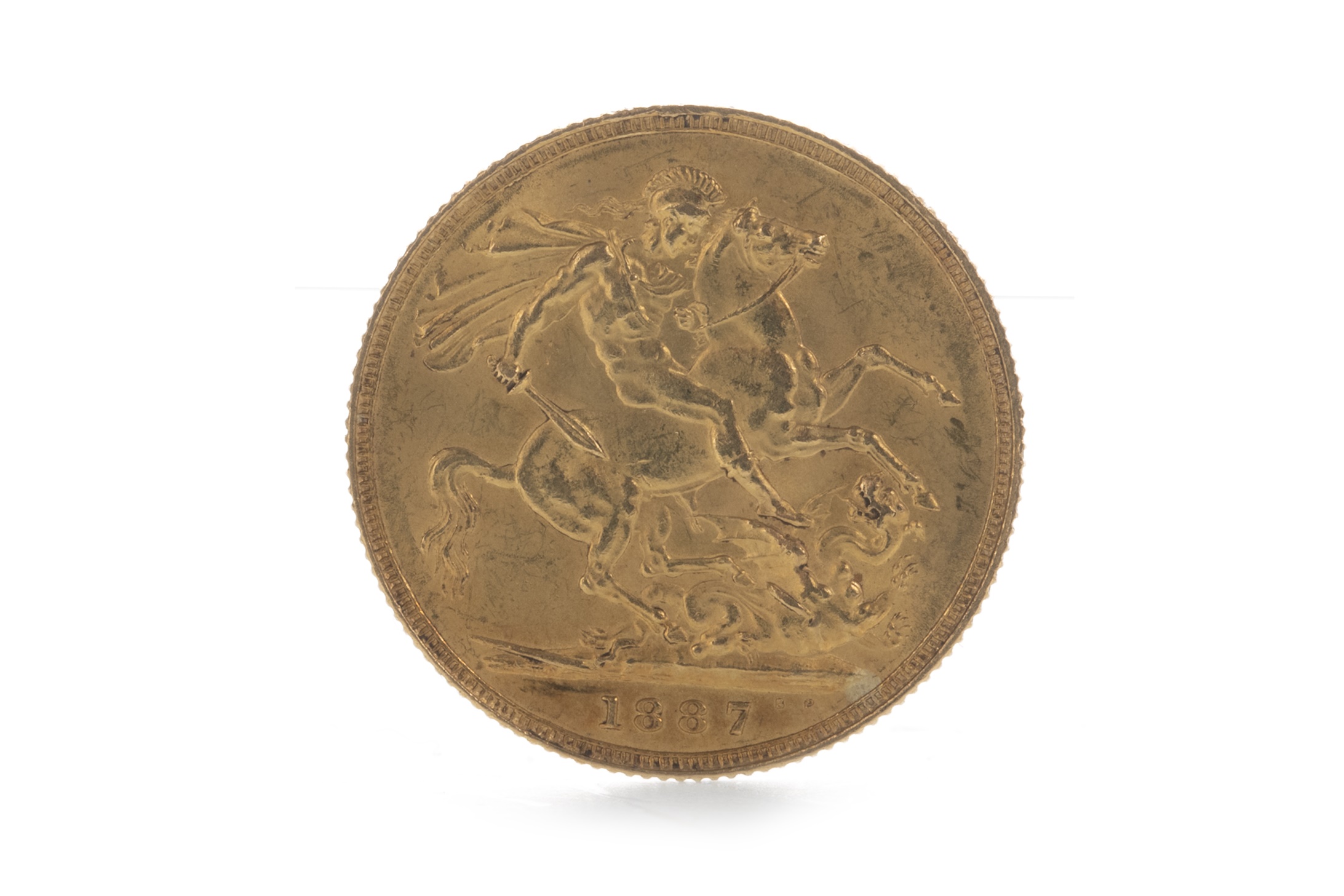 A QUEEN VICTORIA (1837 - 1901) GOLD SOVEREIGN DATED 1887