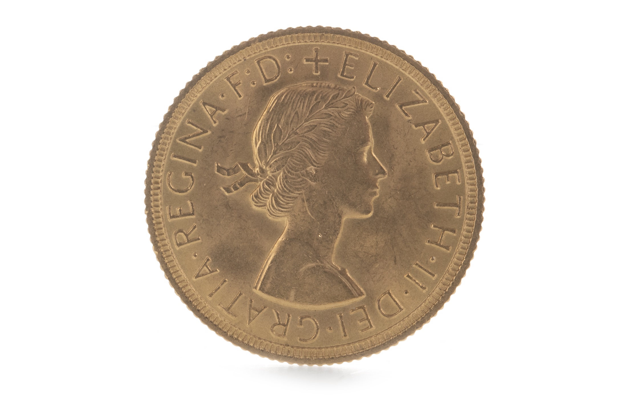 A QUEEN ELIZABETH II (1952 - PRESENT) GOLD SOVEREIGN DATED 1958 - Image 2 of 2