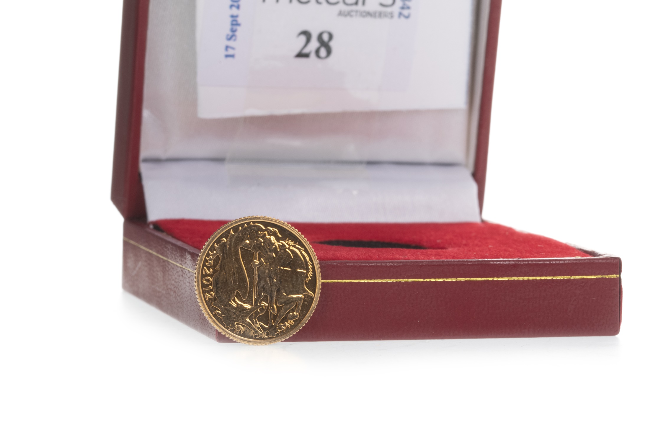 A QUEEN ELIZABETH II (1952 – PRESENT) GOLD HALF SOVEREIGN DATED 2012