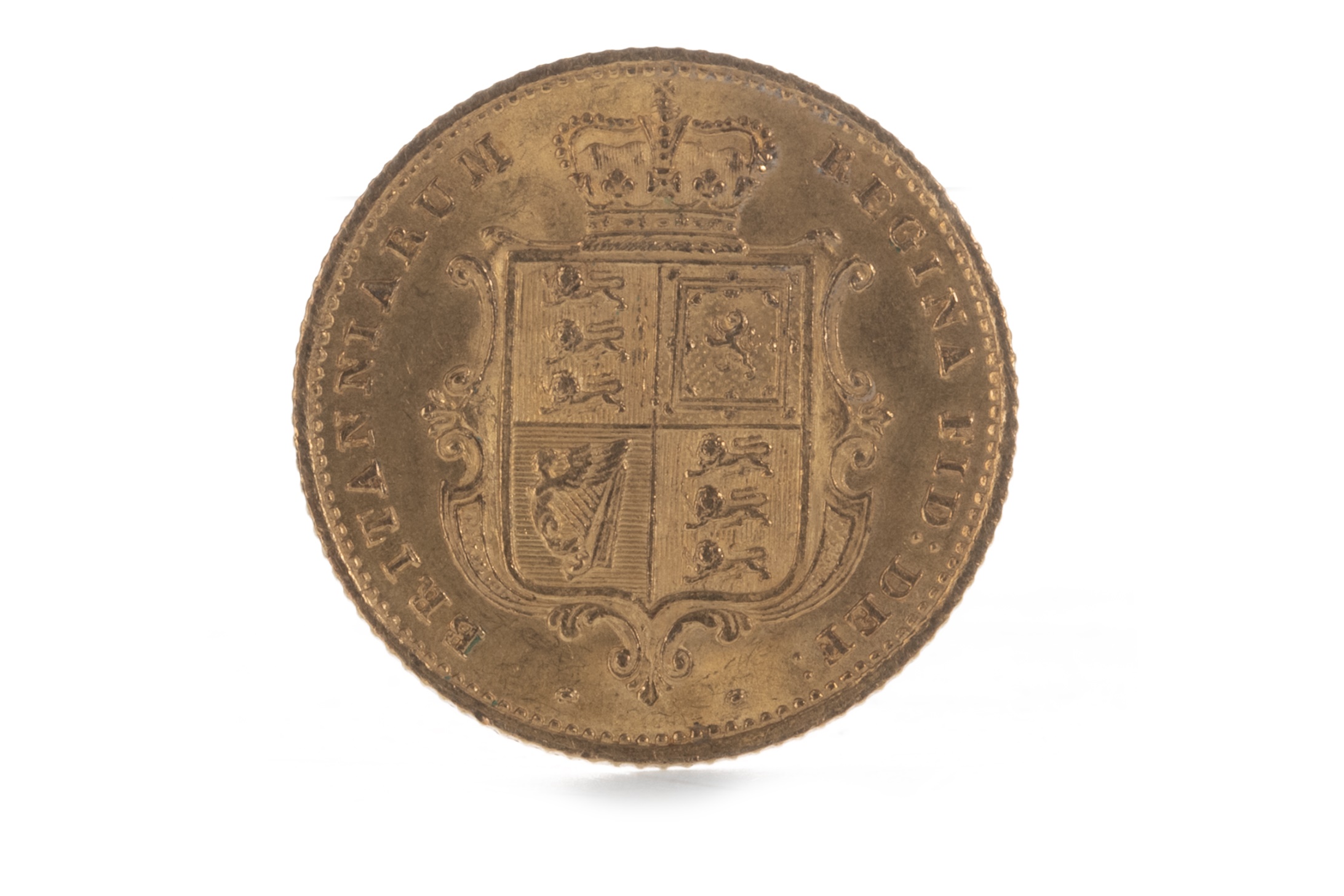 A QUEEN VICTORIA (1837 - 1901) GOLD HALF SOVEREIGN DATED 1859