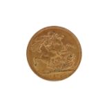 A GEORGE V (1910 - 1936) GOLD SOVEREIGN DATED 1914