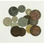 A GROUP OF WORLD COINS