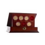 GOLD SOVEREIGNS OF THE EMPIRE COIN SET