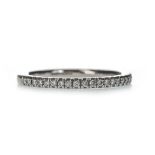 A DIAMOND HALF ETERNITY RING