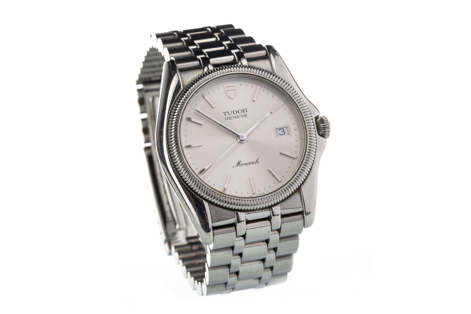 A GENTLEMAN'S TUDOR GENEVE MONARCH STAINLESS STEEL QUARTZ WRIST WATCH - Image 3 of 4