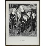 GARDEN (1932) A PENCIL SIGNED LITHOGRAPH BY HANNAH FRANK