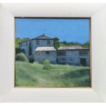 FARMHOUSE NEAR BARGA, AN ACRYLIC BY PETER NARDINI