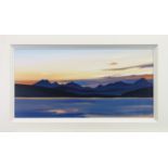 BLAVEN SEA VIEW SUNSET, AN OIL BY PAM CARTER