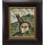 MESSAGE IN A BOTTLE, AN OIL BY GRAHAM MCKEAN