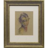 HEAD STUDY, A PASTEL BY MARION DRUMMOND