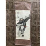 A 20TH CENTURY CHINESE HANGING SCROLL