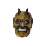 A 19TH CENTURY JAPANESE MASK OF NOH