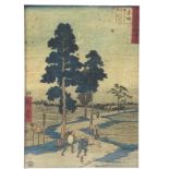 TOKAIDO GOJUSAN TSUGI, A WOODBLOCK PRINT AFTER HIROSHIGE