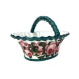 A WEMYSS WARE EGG BASKET