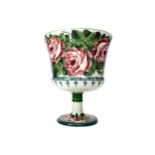 A WEMYSS WARE STEMMED CUP