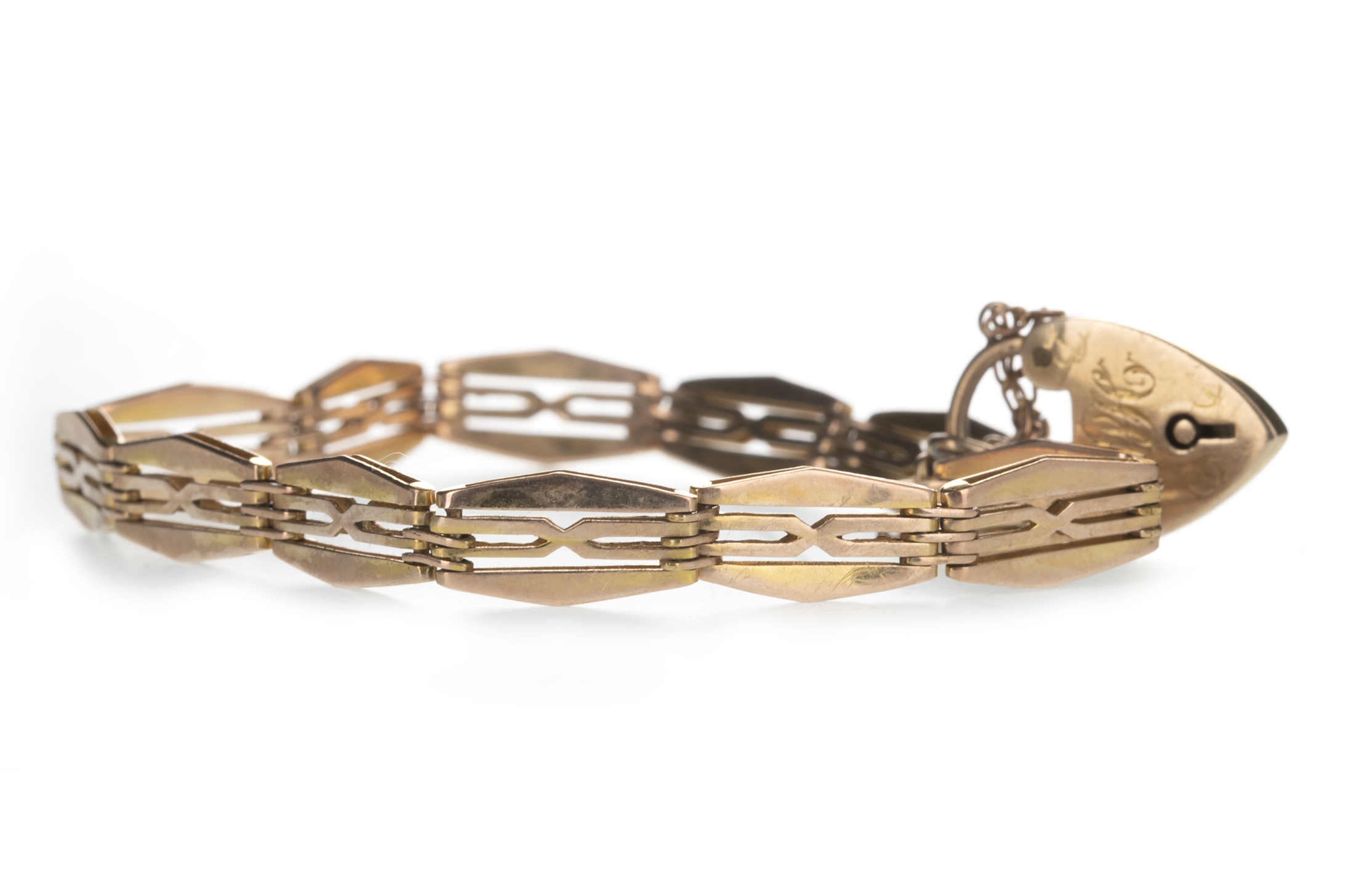 NINE CARAT GOLD BRACELET - Image 2 of 2